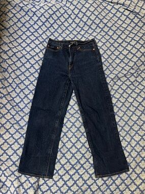 Abercrombie & Fitch Dark Blue Straight Jeans